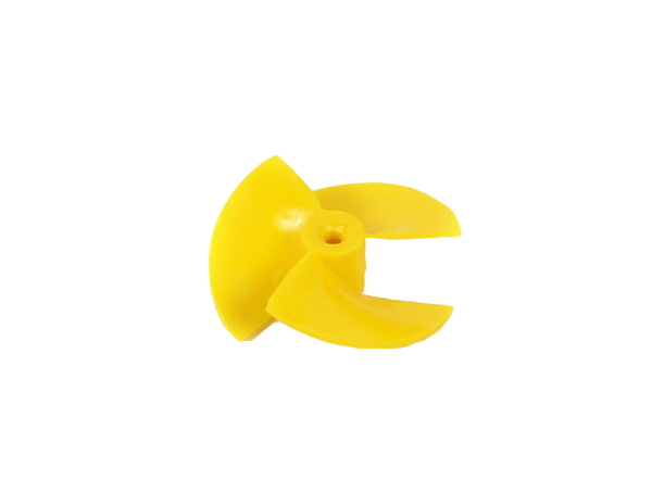 Impeller mit Schraube in gelb für Poolroboter Dolphin Plus, Moby, Swash, 2x2, Luminus, Nauty, M3, Prox2, W20, M200