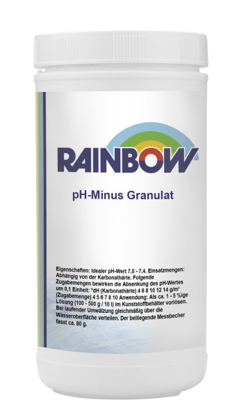 1kg Dose Rainbow pH-Senker Granulat